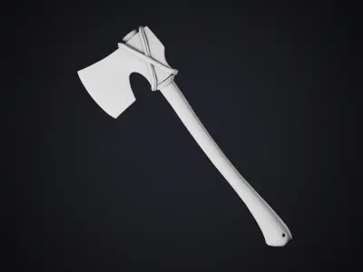 Axe Weapon 3D Model 3D model