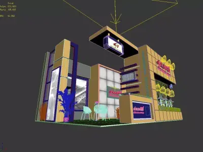 Exhibition - Area - 8X5-3DMAX2010-055 3D model