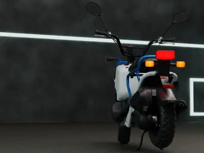 Honda Ruckus 2023 Model 3D model