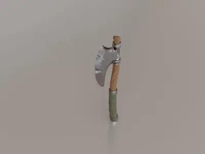 Stylized Axe 01 Low-poly 3D model