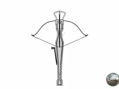 Crossbow 3D model buy