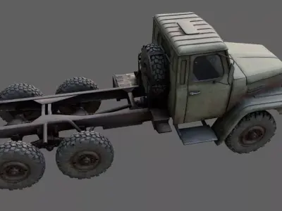KrAZ-255 3D model