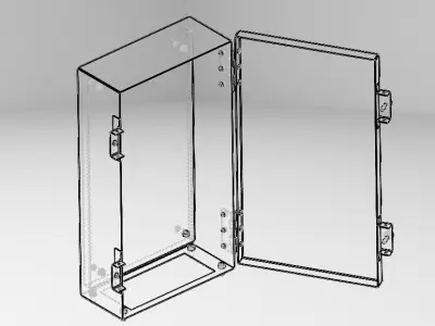 Control Box Size 240x430x125 mm Free 3D model