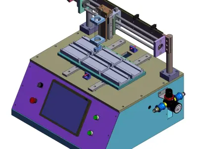 Solder Paste Printing Machine 3D model