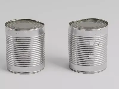 Tin Can Low-poly 3D model buy