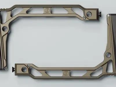 SS-8RP - Skeleton Stock 8in - Replica Low-poly 3D model