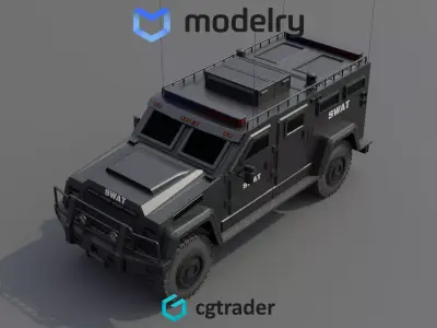 SWAT Vehicle 3D model