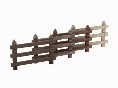 Rustic Wooden Fence Pack