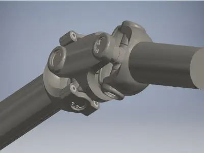 Double Cardan Joint 3D model