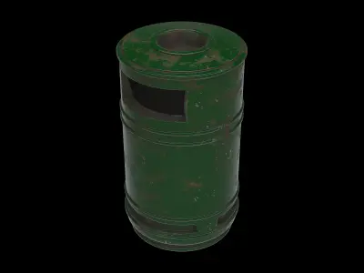 trash bin 3D model