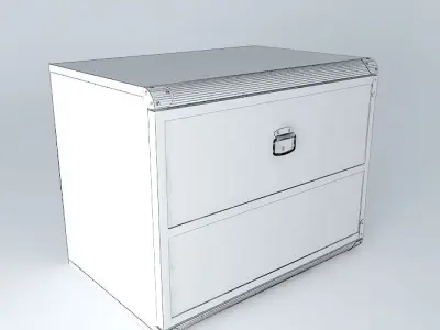 Indiana shoe chest 3D model