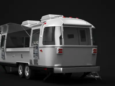 Airstream Food Truck 3D model purchase