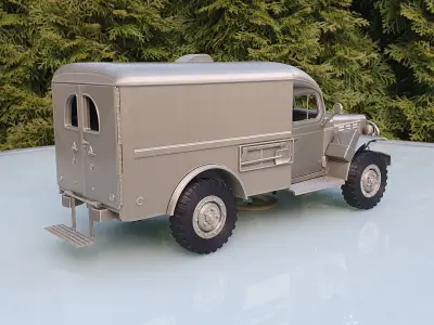 Dodge WC54 - scale model kit FDM 3D print model
