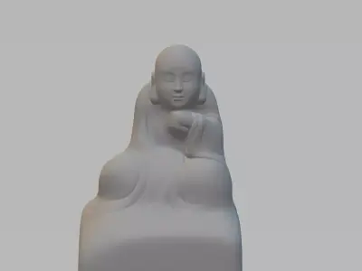 Small Monk Seal 3D print model