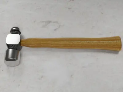High-Quality 3D Model of Classic Claw Hammer 3D model