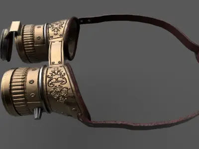  Historical Traveler Points PBR low-poly game ready Low-poly 3D model