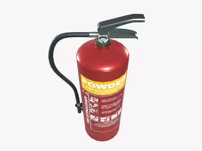 Powder Fire Extinguisher 3D model purchase