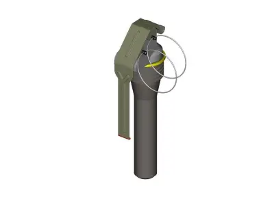 Flashbang Grenade M84 Clone 3d printable Free 3D print model