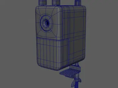 Table Sharpener 3D model Low-poly 3D model