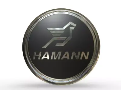 hamann logo 3D model by 3dlogoman