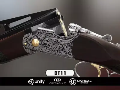 DT11  - Model and Textures Low-poly 3D model