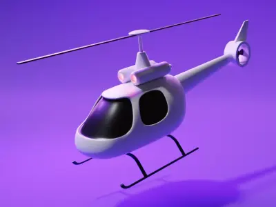 Helicopter Free 3D model purchase