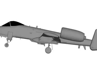 Fairchild A-10 Thunderbolt II 3D model