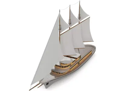 Sailing Yacht 3D model