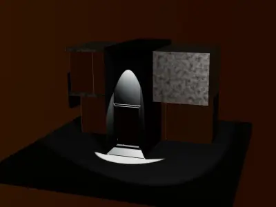 Modern house Free low-poly 3D model purchase