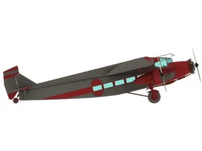 AIRCRAFT FA5INDY 3D model purchase
