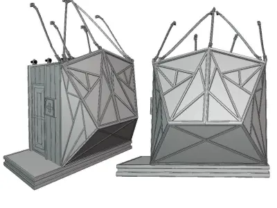 Rock climbing resort Free 3D model