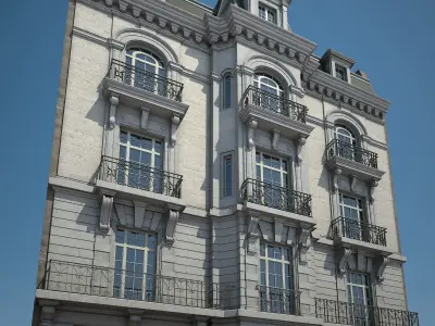 City Building 02 3D model