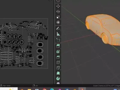  Low Poly Luxury SUV Low-poly 3D model