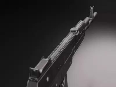 ak12Rifle ak - rifle Low-poly 3D model