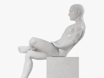  Male mannequin pose 9 PBR 