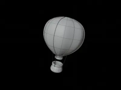 air balloon 3D model by slabdsgn