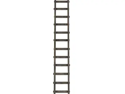 Old Wooden Ladder 3D model purchase