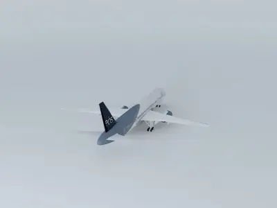 EOS Airlines Boeing 757 200 Free 3D model