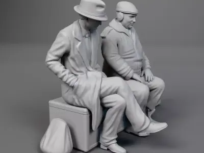Planes Trains and Automobiles - Neil and Del 3D print model