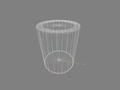 Paint cans 13x11cm Low-poly 3D model