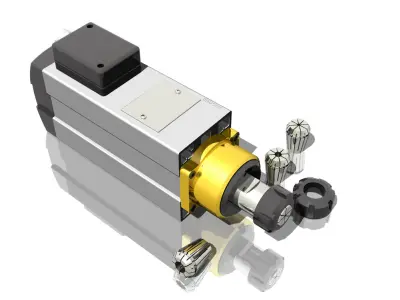 CNC spindle motor  3D model