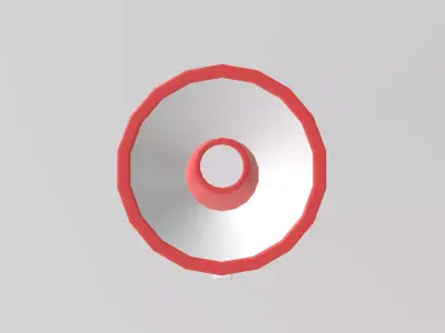 Stylized Low-Poly Megaphone Low-poly 3D model