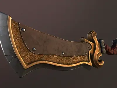 Old Sword Low-poly 3D model purchase
