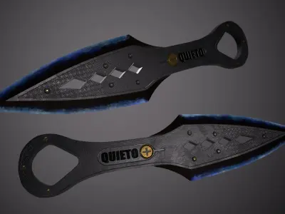 Wriath Kunai Low-poly 3D model