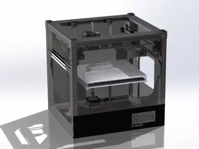 3D PRINTER-MODEL-CAD-DESIGN-3D YAZICI-SOLIDWORS AND STL DATA  3D model