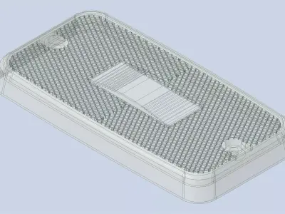 Clear truck lens 3D model