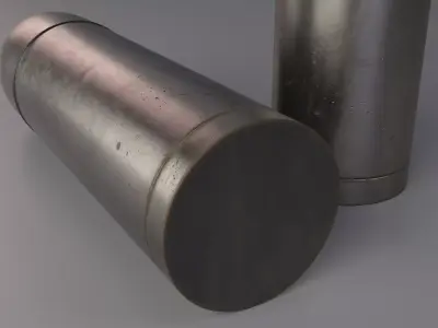 Thermos Low-poly 3D model