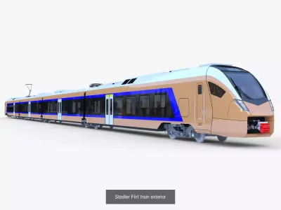 Stadler Flirt and Pesa Link 3D Model Pack