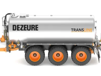 Dezeure Slurry Spreader Transline 3D model