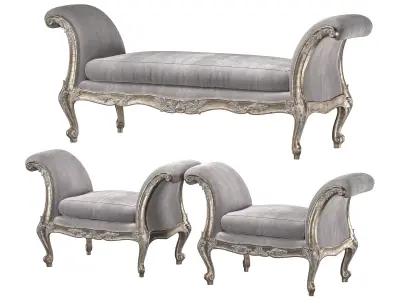 roberto  samuel bench art 587 3D model